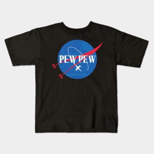 Pew Pew (science) Kids T-Shirt